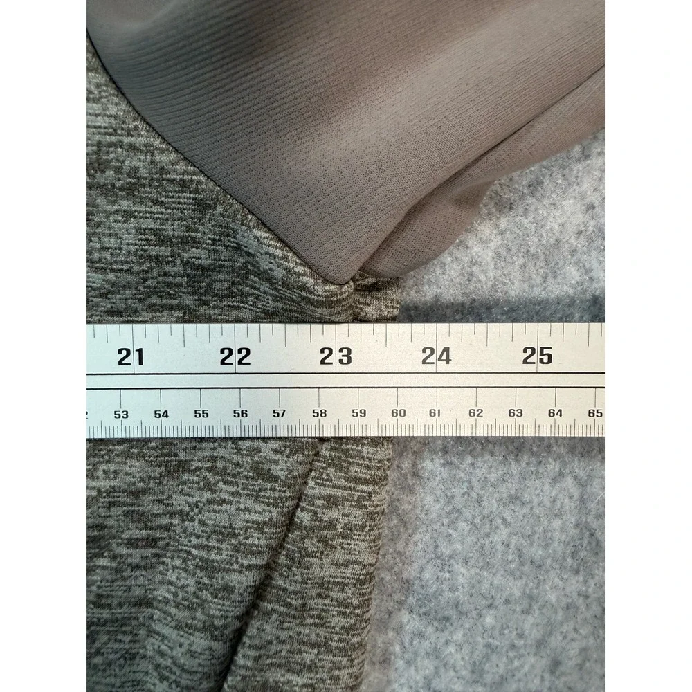 Under Armour Mens XXL 1/4 Zip Pullover Space Dye Grey Loose Fit Fleece Sweater